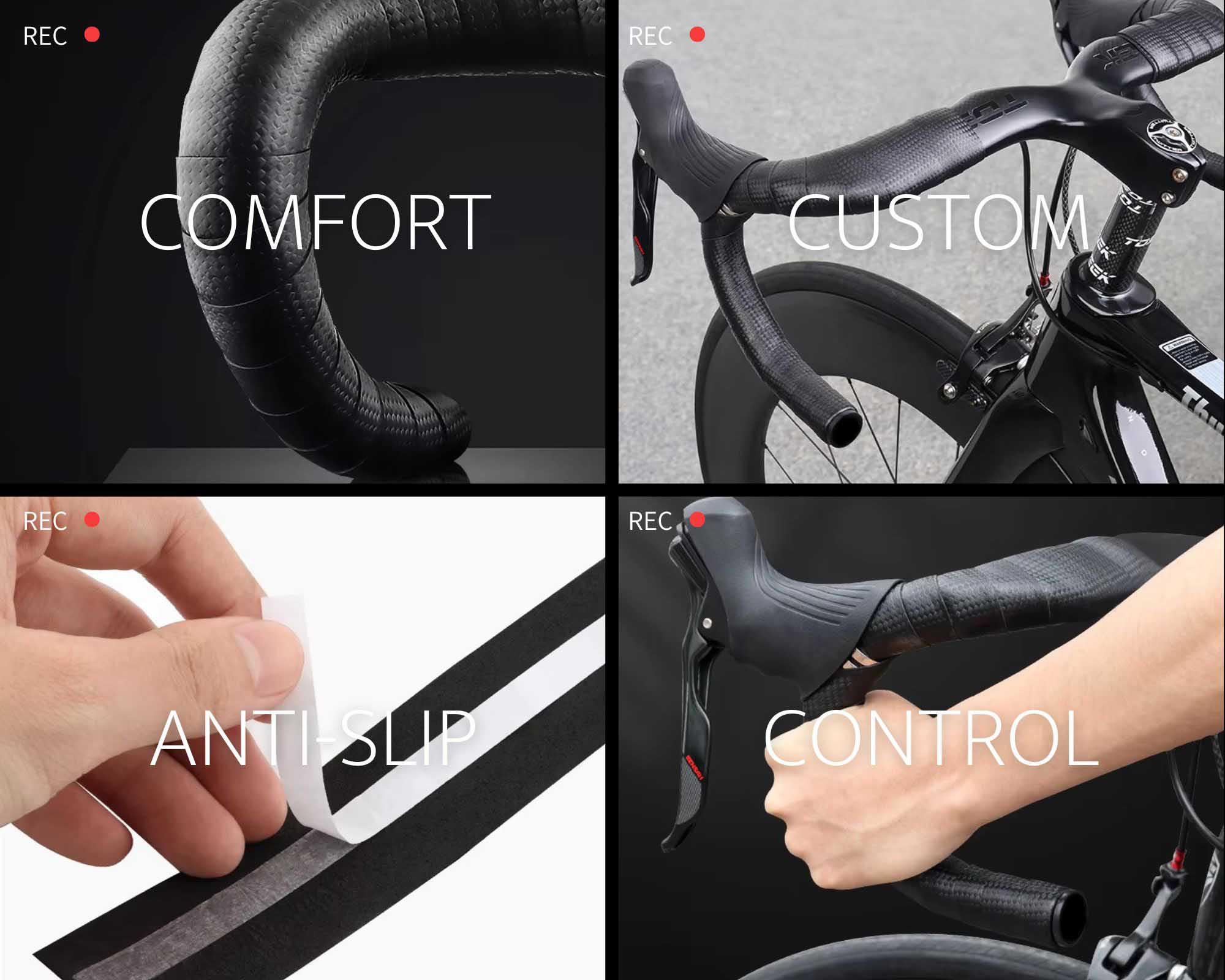 Breathable Bicycle Handlebar Tape