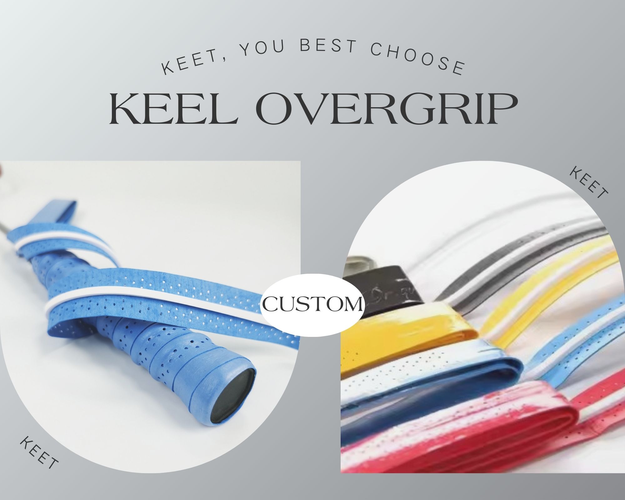 Do you know what are the functions of the keel overgrip?