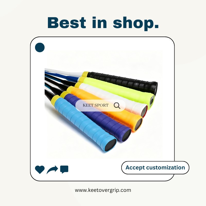 Anti-slip Solid Color PU Badminton Racket Overgrip